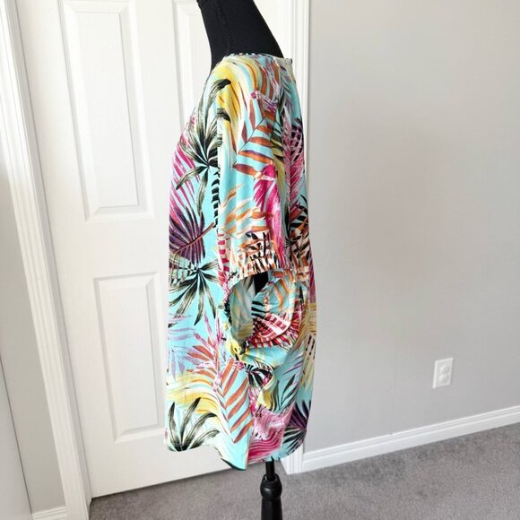 Cover Me Tropical Print Women's Swim Cover-Up - Picture 2 of 13